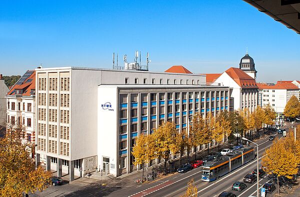 Der Geutebrück-Bau der HTWK Leipzig. (Foto: Swen Reichhold/HTWK Leipzig)