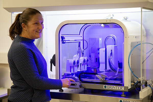 Professorin an 3D-Drucker