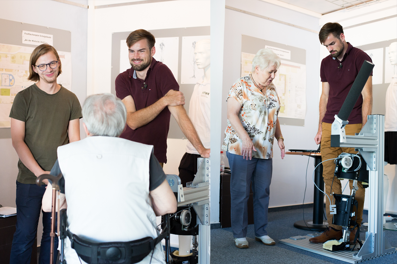 Im Gespräch mit Seniorinnen
