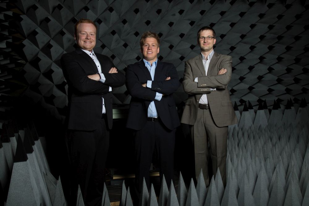 EMV-Zentrum, neue Absorberhalle, Mitarbeiter